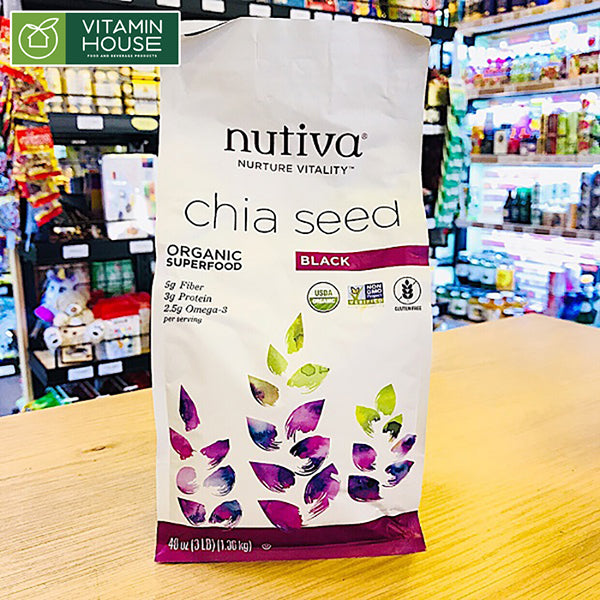 Giảm cân hiệu quả và an toàn với hạt Chia Nutiva Mỹ tại Vitamin House