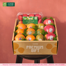 hộp quà trái cây nhập khẩu: dâu, kiwi, táo, quýt premium