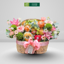 Giỏ Trái Cây Nho Xanh, Kiwi Trang Trí Hoa Tươi Tặng Các Dịp Đặc Biệt