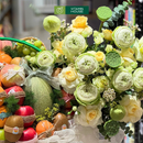 Giỏ Trái Cây Nhập Khẩu Hoa Sen – Thành Kính Dâng Hương