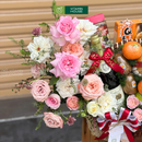 Giỏ Quà Trái Cây, Bánh Kẹo và Hoa Tươi Đẹp Sang Trọng Cảm Ơn Khách Hàng, Đối Tác