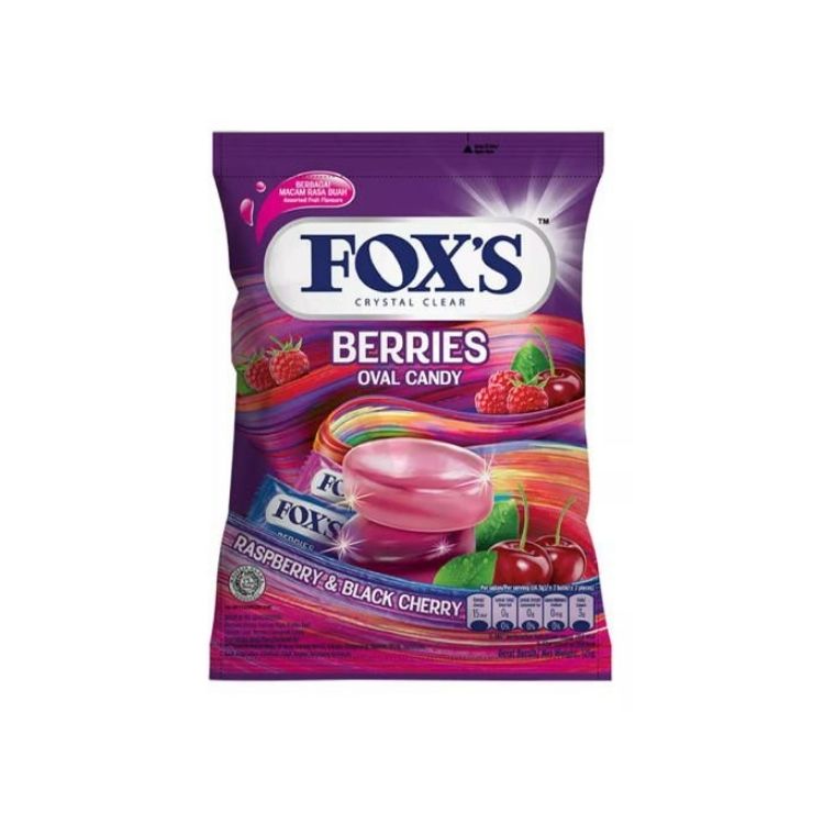 Kẹo Trái Cây Foxs Fruity Mints Gói 125g