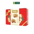 Hộp bánh Unibic Fine Selections Xanh/Đỏ/Vàng 360g