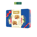 Hộp bánh Unibic Fine Selections Xanh/Đỏ/Vàng 360g