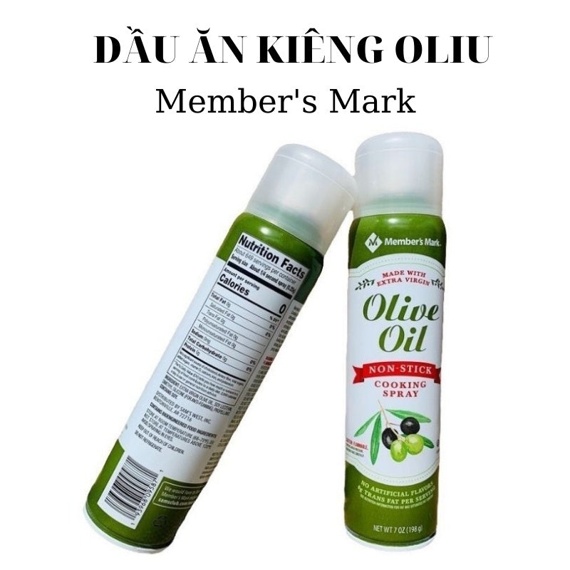 Dầu Olive Dạng Xịt Member Mark 198g