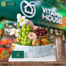 Giỏ Quà Trái Cây Kiwi,Quýt Nhập Khẩu & Hoa Tặng Thầy Giáo Tân Gia