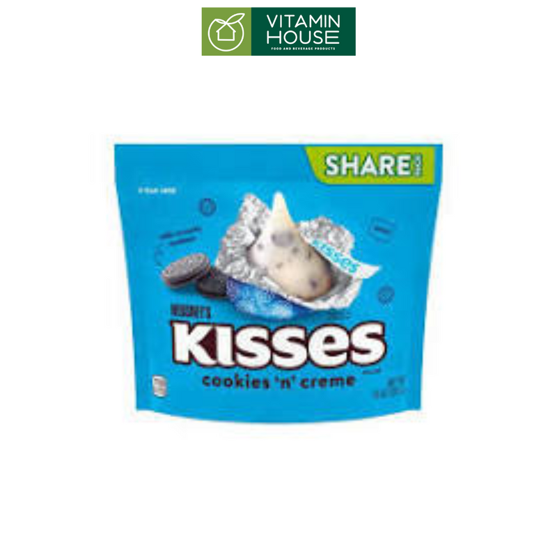 Chocolate Kisses Cookies Creme Share Pack 283g