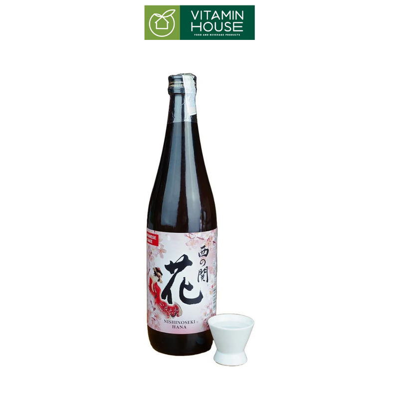 Rượu Sake Nishinoseki Hana (15%) Chai 720ml