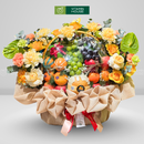 Giỏ Quà Trái Cây Hoa Tươi Sang Trọng, Đẹp Mắt Mừng Tân Gia