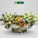 Giỏ Trái Cây Nhập Khẩu Hoa Sen – Thành Kính Dâng Hương