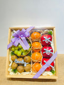 Hộp Quà Trái Cây Nhập khẩu Cam, Táo, Kiwi, nho Tặng Mẹ