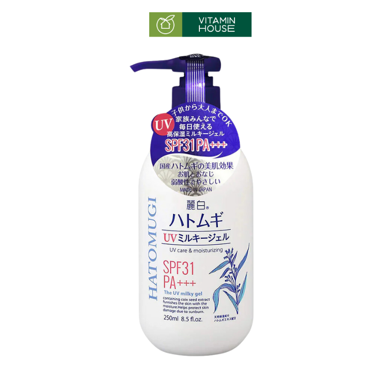 Sữa Dưỡng Thể Chống Nắng Hatomugi Nhật Chai 250ml