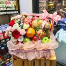 Giỏ Quà Trái Cây Lựu Ấn Độ Nhập Khẩu  & Hoa Tặng Bác Sĩ