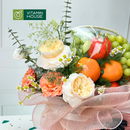 Giỏ Quà Trái Cây Táo Đỏ Nhập Khẩu & Hoa Tặng Người Tri Kỉ