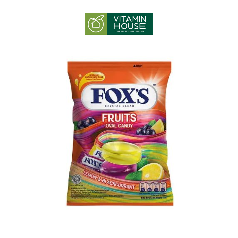 Kẹo Trái Cây Foxs Fruits Gói 125g
