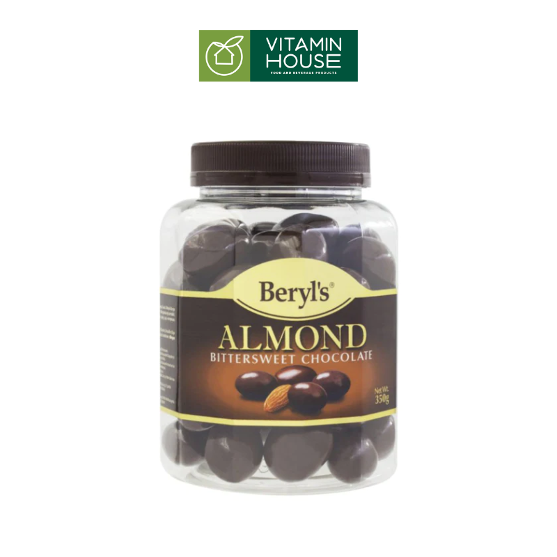 Chocolate Beryls 350g - Almond Bittersweet Choco (nâu)