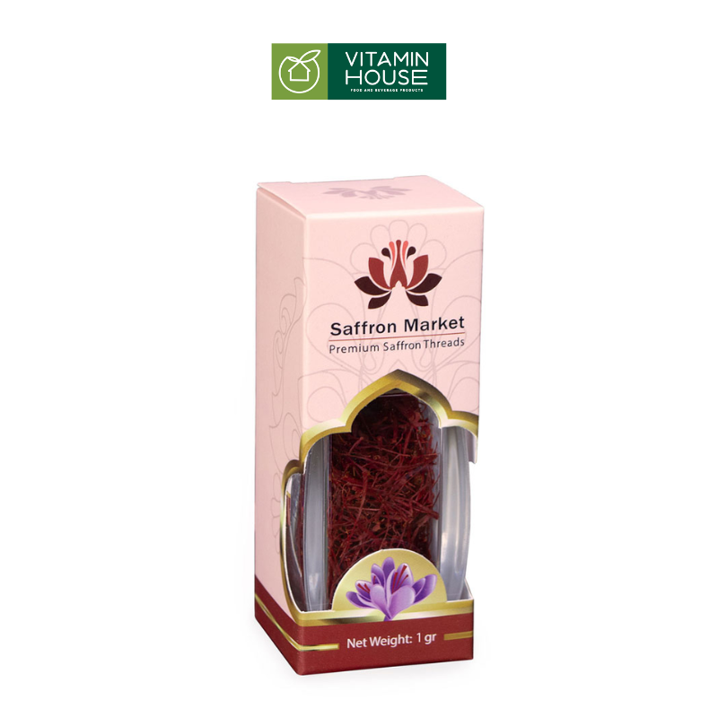 Nhụy Hoa Nghệ Tây Super Negin Saffron Market Úc Hộp 2g
