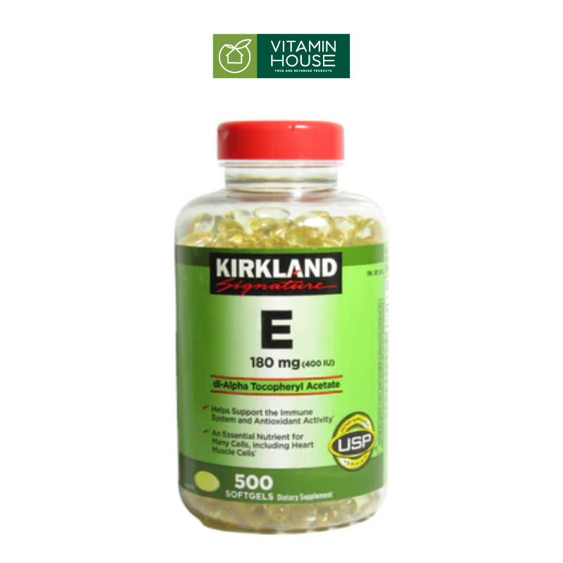 Viên Uống Vitamin E400 Kirkland Mỹ 500v