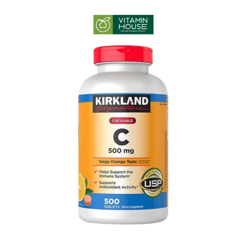 Vitamin C dạng nhai Kirkland 500v