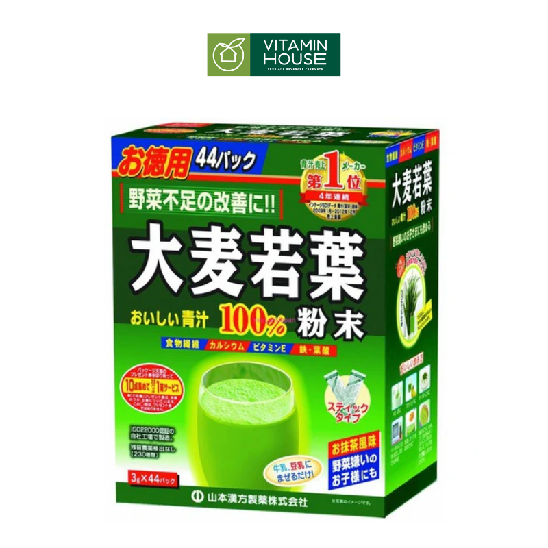 Bột Lúa Non Grass Barley Nhật Hộp 44 Gói