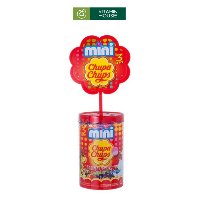 Hộp 50 Cây Kẹo Mút Creamy Chupa Chups Mini Thái (Đỏ)