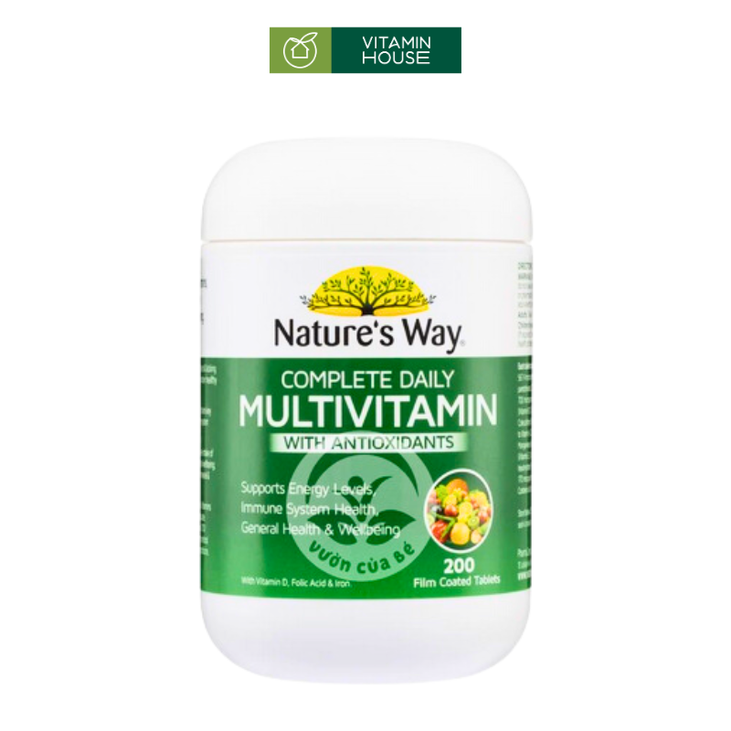 Vitamin Tổng Hợp Natures Way Complete Daily Multivitamin 200v