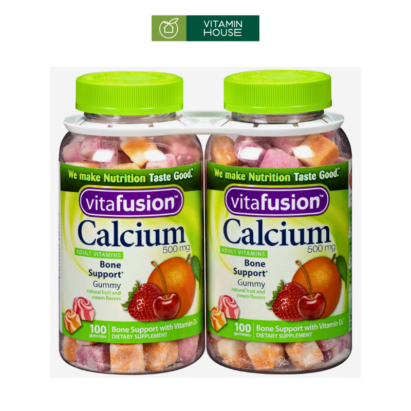 Hộp Gummy Bổ Sung Canxi Calcium + D3 500mg