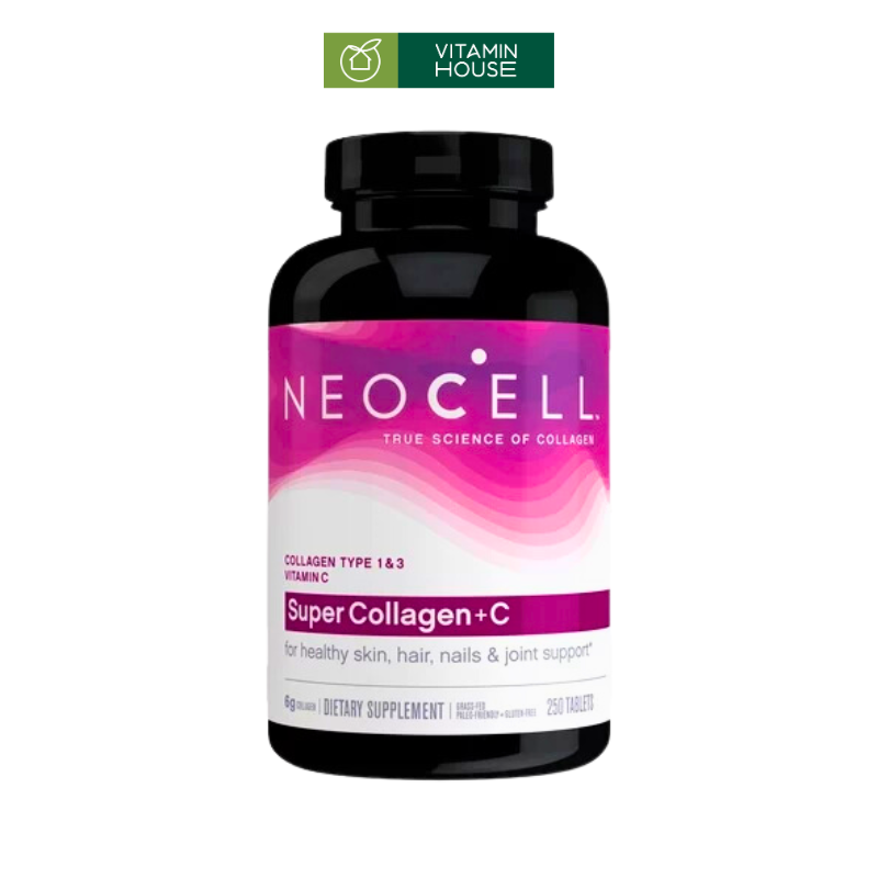 Viên Uống Neocell Super Collagen VitC 250 Viên