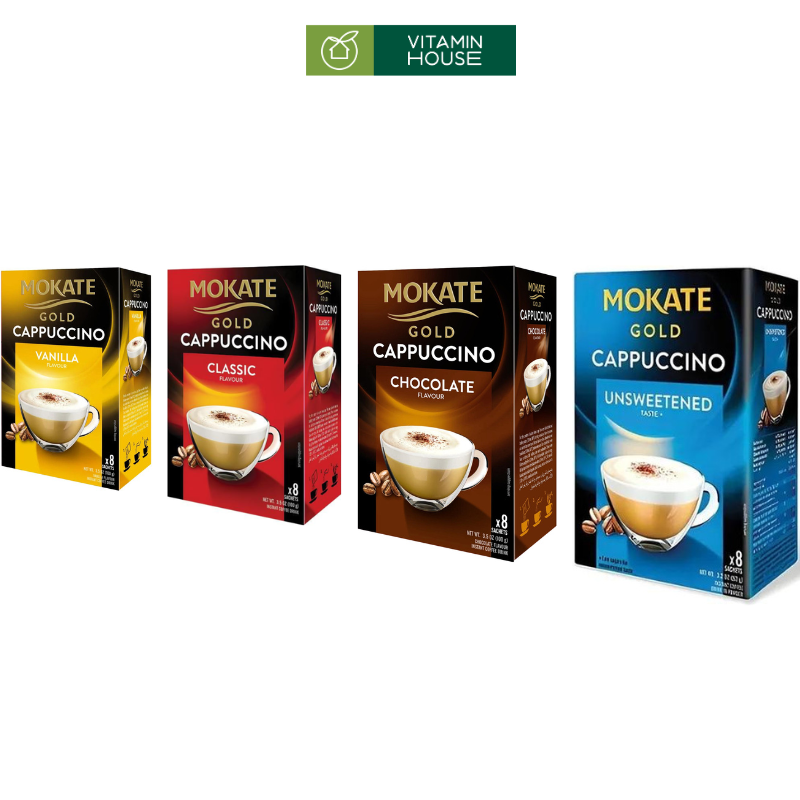 Cà Phê Hoà Tan Mokate Cappuccino (Đủ Vị)