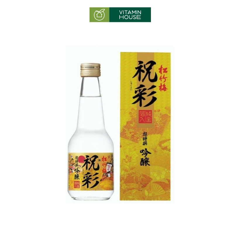 Rượu Sake Vảy Vàng Takara Shozu Nhật Chai 300ml