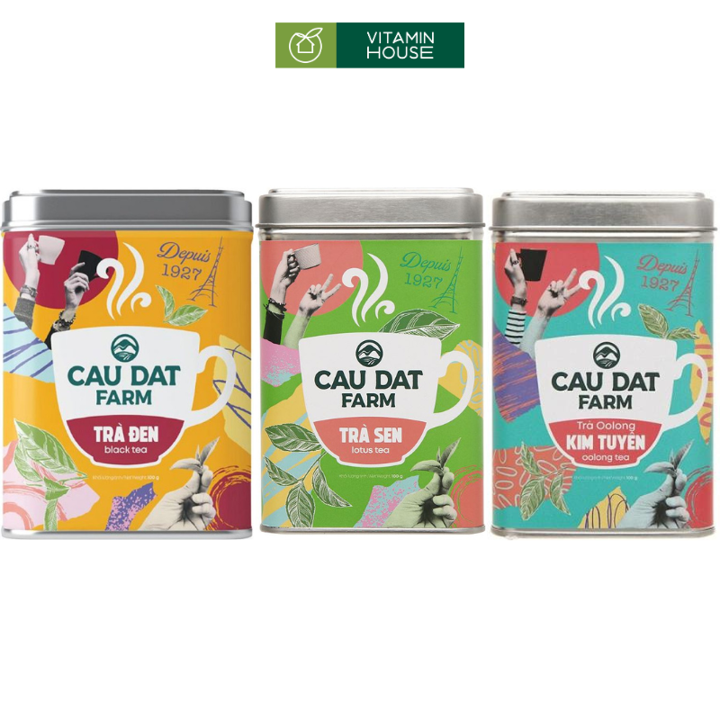 Trà Cầu Đất Hộp Thiếc 100g