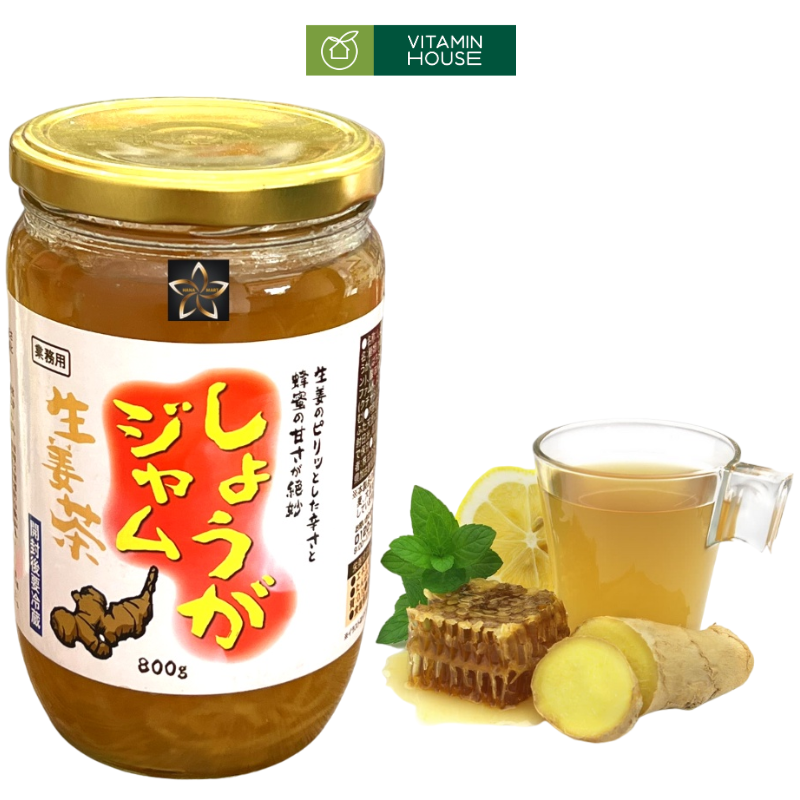 Trà Mật Ong Gừng Gyomu Nhật Bản Hũ 800g