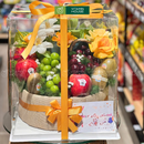 Giỏ Quà Trái Cây Táo Envy & Nho Xanh Sang Trọng Trang trí hoa tươi hình bánh sinh nhật Tặng Chị Em Phụ Nữ