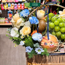 Giỏ Trái Cây Hoa Tươi và trái cây nhập khẩu cao cấp. Món quà gửi đi Sự Quan Tâm Chân Thành