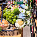 Giỏ Trái Cây Hoa Tươi và trái cây nhập khẩu cao cấp. Món quà gửi đi Sự Quan Tâm Chân Thành