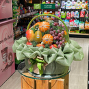 Giỏ Trái Cây Kiwi, Nho và Quýt Chúc Mừng Ngày Đặc Biệt