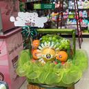 Giỏ Trái Cây Xanh Lá Trang Trí Đẹp Mắt Tặng Người Thân Gia Đình