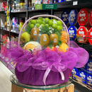 Giỏ Trái Cây Kính Viếng Màu Tím Tinh Tế