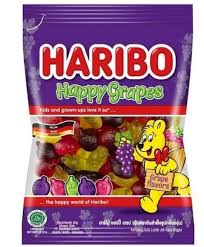 Gói Kẹo Dẻo Haribo Happy Grapes 80g