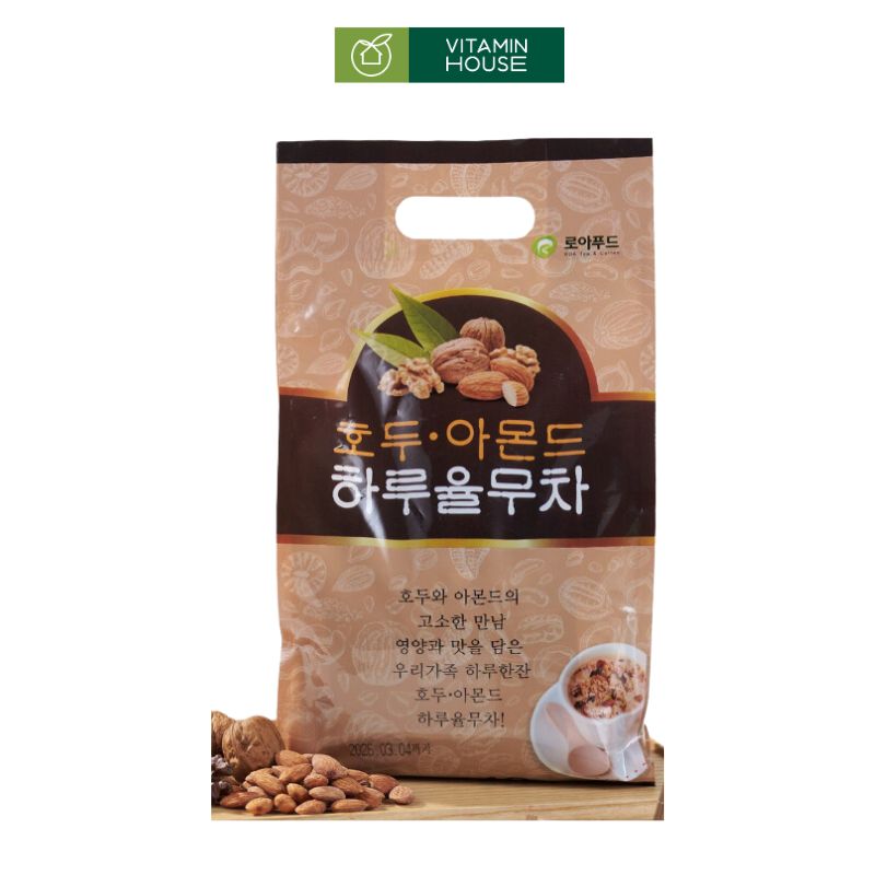 Bột Ngũ Cốc Hạnh Nhân Óc Chó ROA HQ Túi 40 Gói