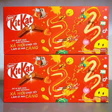 Kitkat Nestlé Hộp Giấy Tết 12 thanh 204g