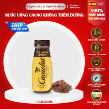 Nước Cacao Không Đường Cacaolat Chai 200ml