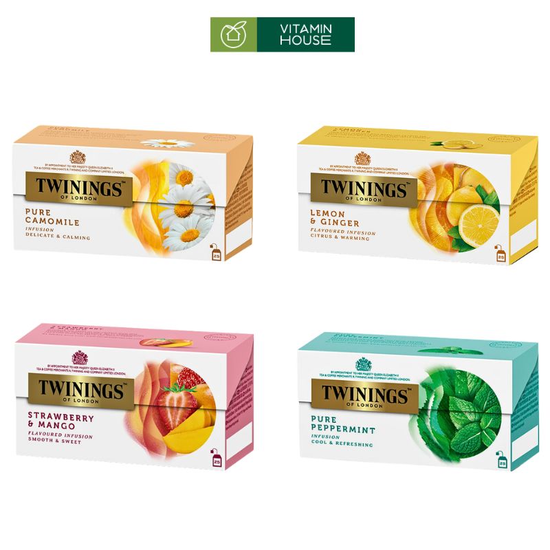 Trà Túi Lọc Twinings Of London Infusion Hương Vị Thảo Mộc Đa Dạng