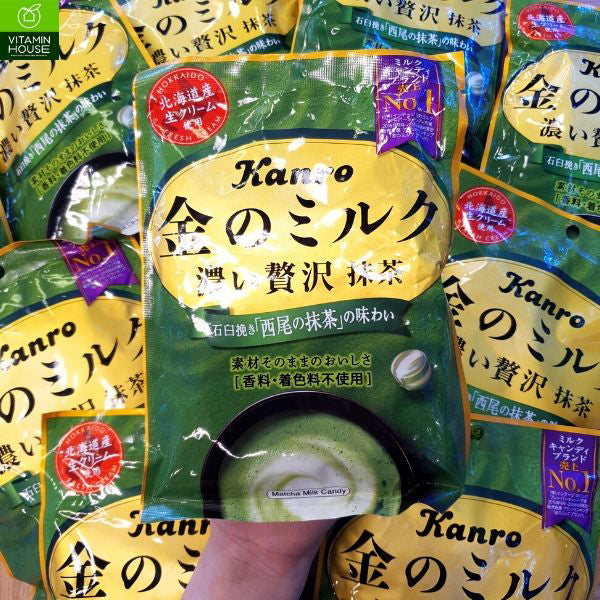 Kẹo Sữa Trà Xanh Kanro Nhật