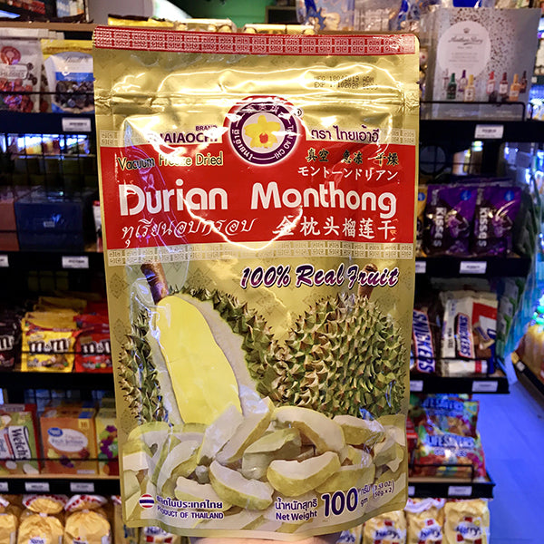 Sầu Riêng Sấy Durian Monthong Thái Gói 100g