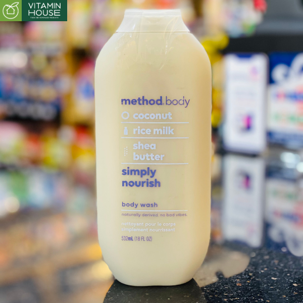 Sữa Tắm Method Body Simply Nourish 532ml (trắng)
