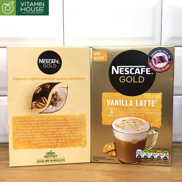 Nescafé Gold Vanilla Latte UK