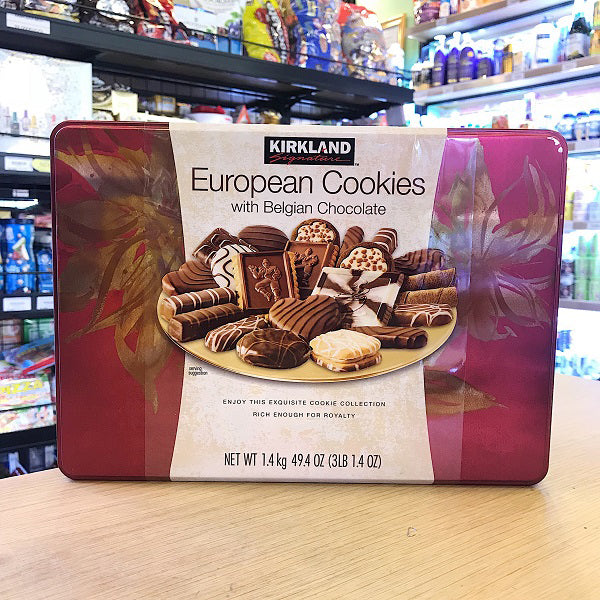 Bánh Hộp Thiếc European Cookies Kirkland 1.4kg Mỹ