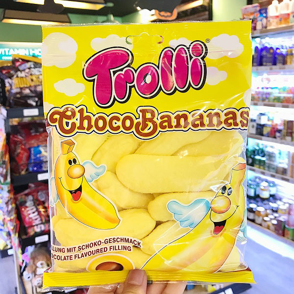 Kẹo Marshmallow Vị Choco Banana Trolli Đức Gói 150g