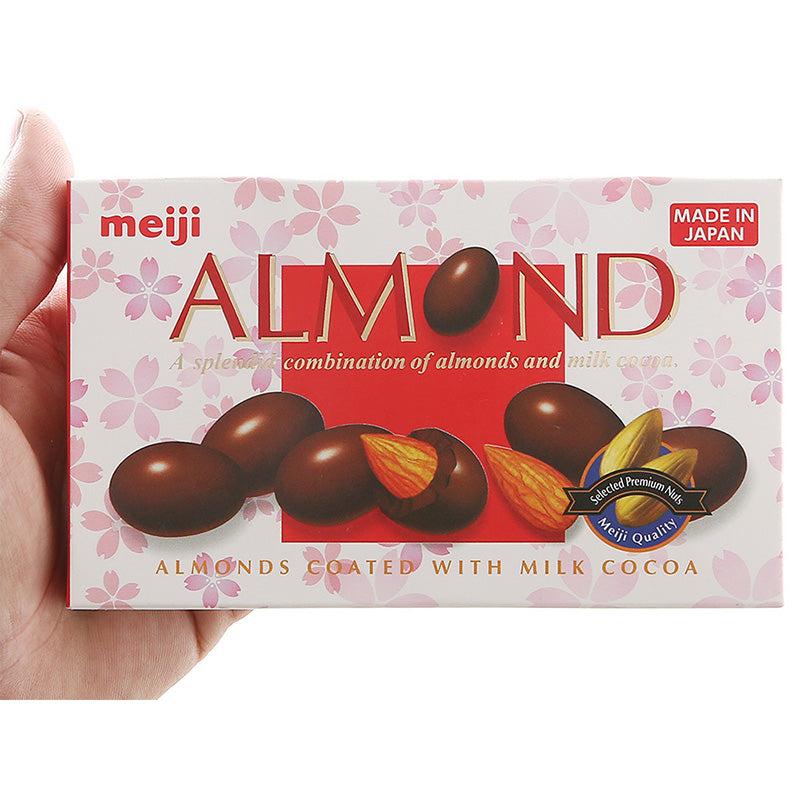 Hộp Chocolate Sữa Meiji Hạnh Nhân 42G